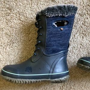 Fur-lined Bogs boots